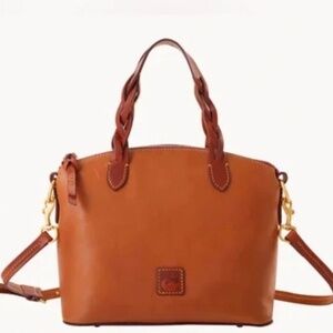 Dooney & Bourke Florentine Small Heidi Satchel -  Natural Tan